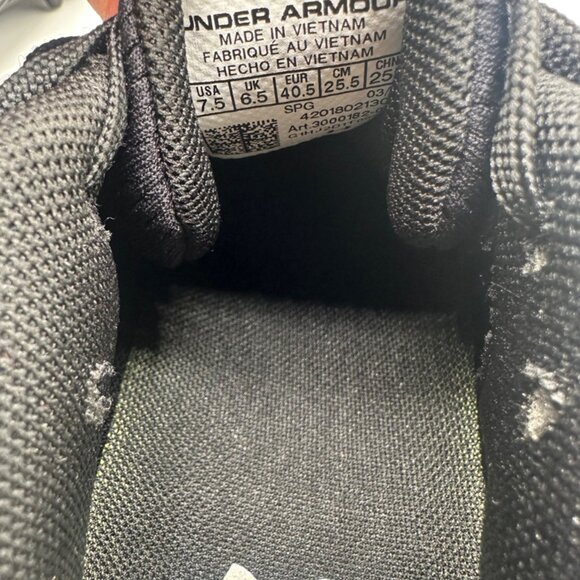 Under Armour Nitro Low MC “Black” size 7.5 men’s - Picture 6 of 6